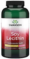 SWANSON non-GMO LECITHIN 180caps 1200mg МОЗОК ПАМ'ЯТІ