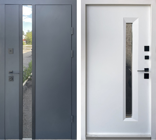 Вхідні двері вуличні  Qdoors Піано - Стріт (з терморозривом)