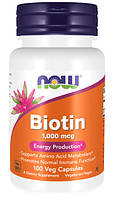 NOW FOODS BIOTIN 100cap HAIR нігті SKIN