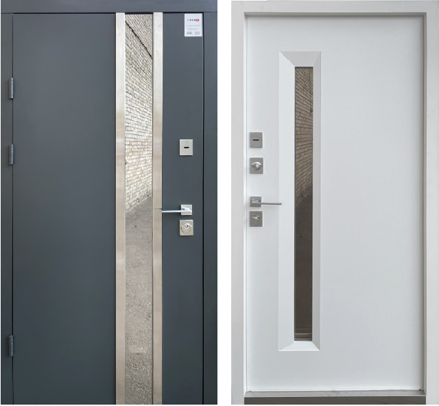 Вхідні двері вуличні Qdoors Піано - Стріт (з терморозривом)