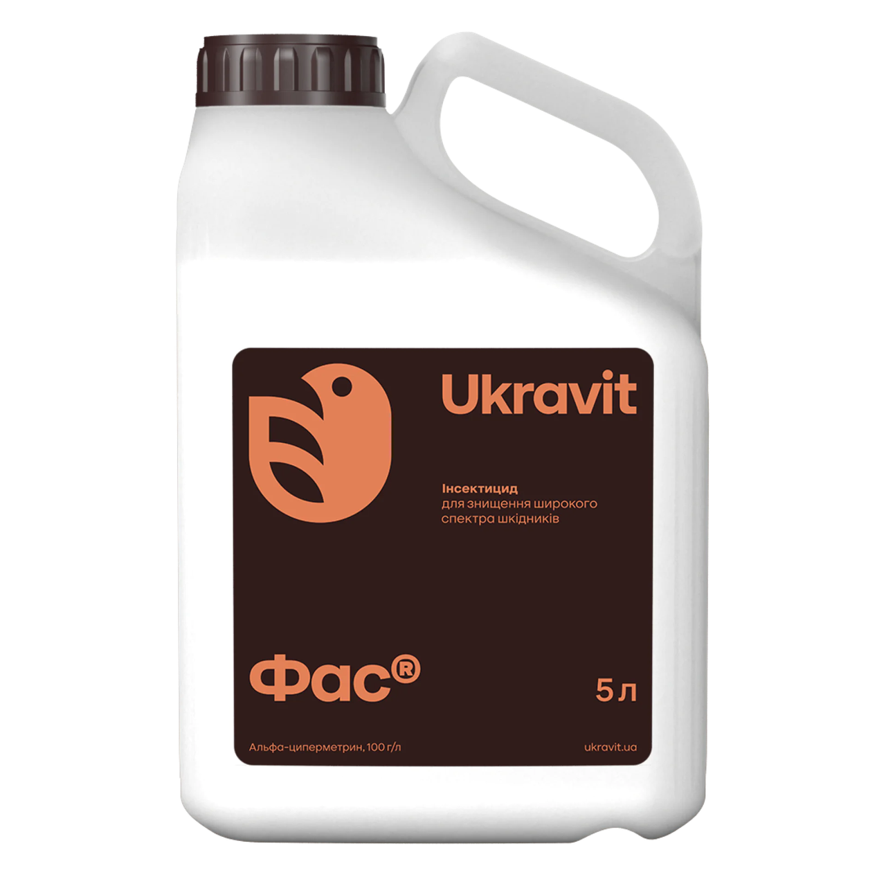 Контактний інсектицид Хлорпиривит-Агро, КЕ (Хлорпірифос, 500 г/л + циперметрин, 50 г/л) Укравіт 5 л, фото 1