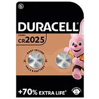 Батарейки Duracell CR2025 3В 2шт