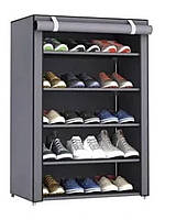 Тканный шкаф полка стеллаж для обуви Combination Shoes Frame 90х60х30 см