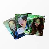Голографічні Картки к-поп newjeans K-POP lomo card картки нью джінс - 2024 season`s greetings - 55 шт, фото 4