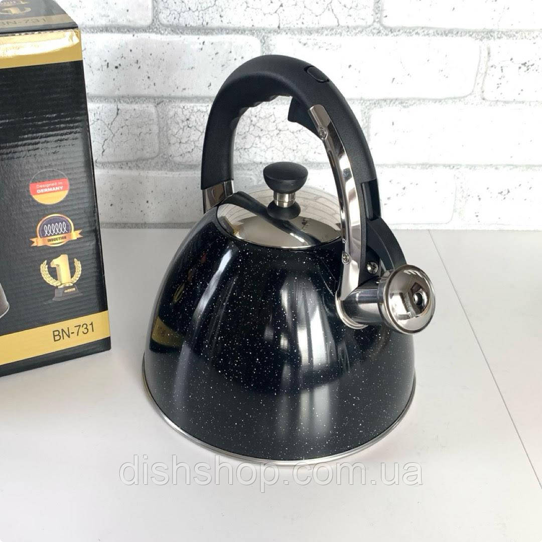 Чайник Benson Elite зі свистком 3.5 л із нержавіючої сталі