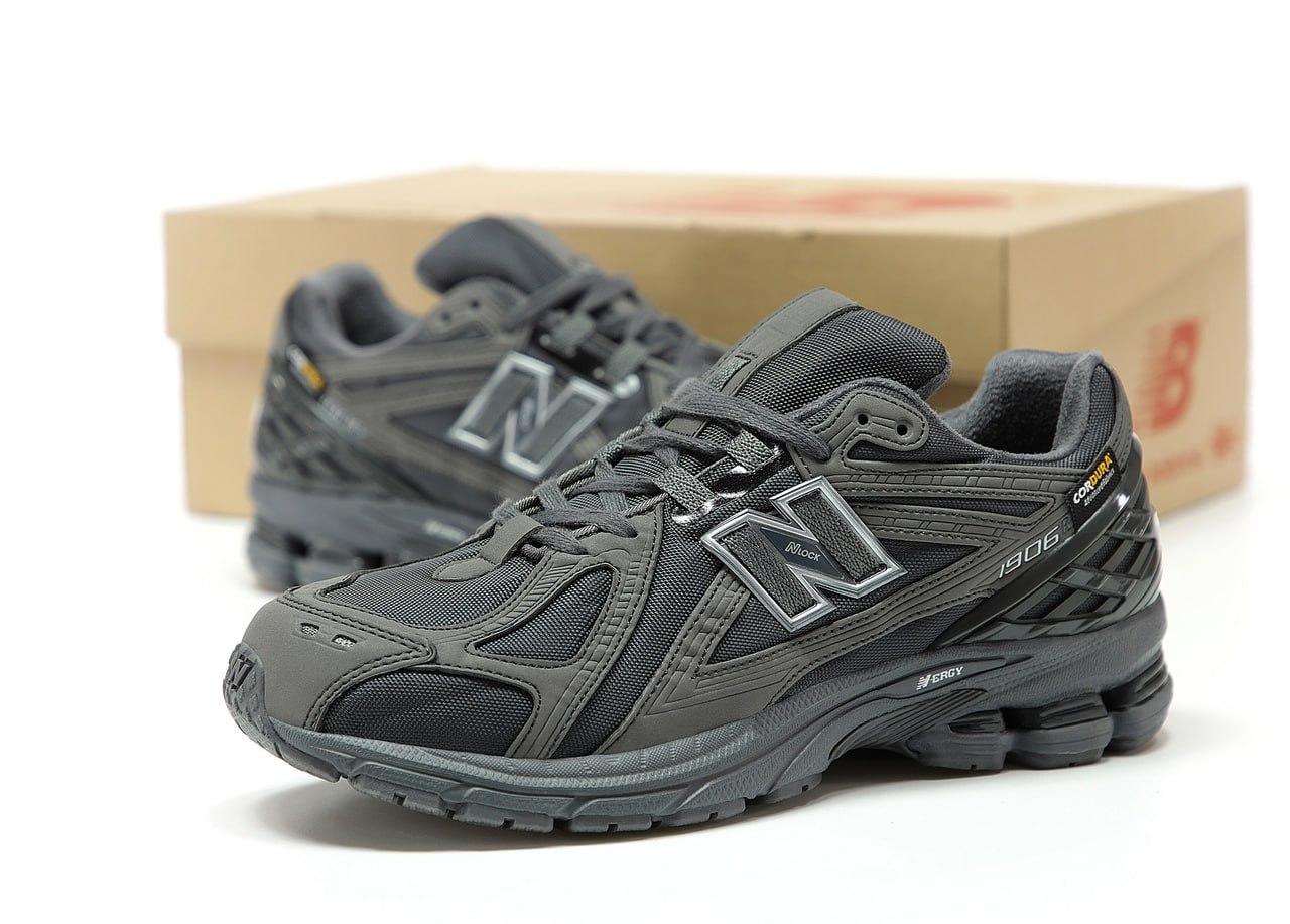 Чоловічі кросівки New Balance 1906R Cordura Magnet (Сірі) Нью Баланс 1906Р шкіра текстиль демісезон