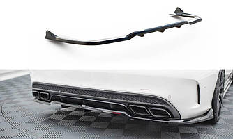 Дифузор Mercedes W205 C63 (15-18) тюнінг обвіс спідниця елерон (V2)