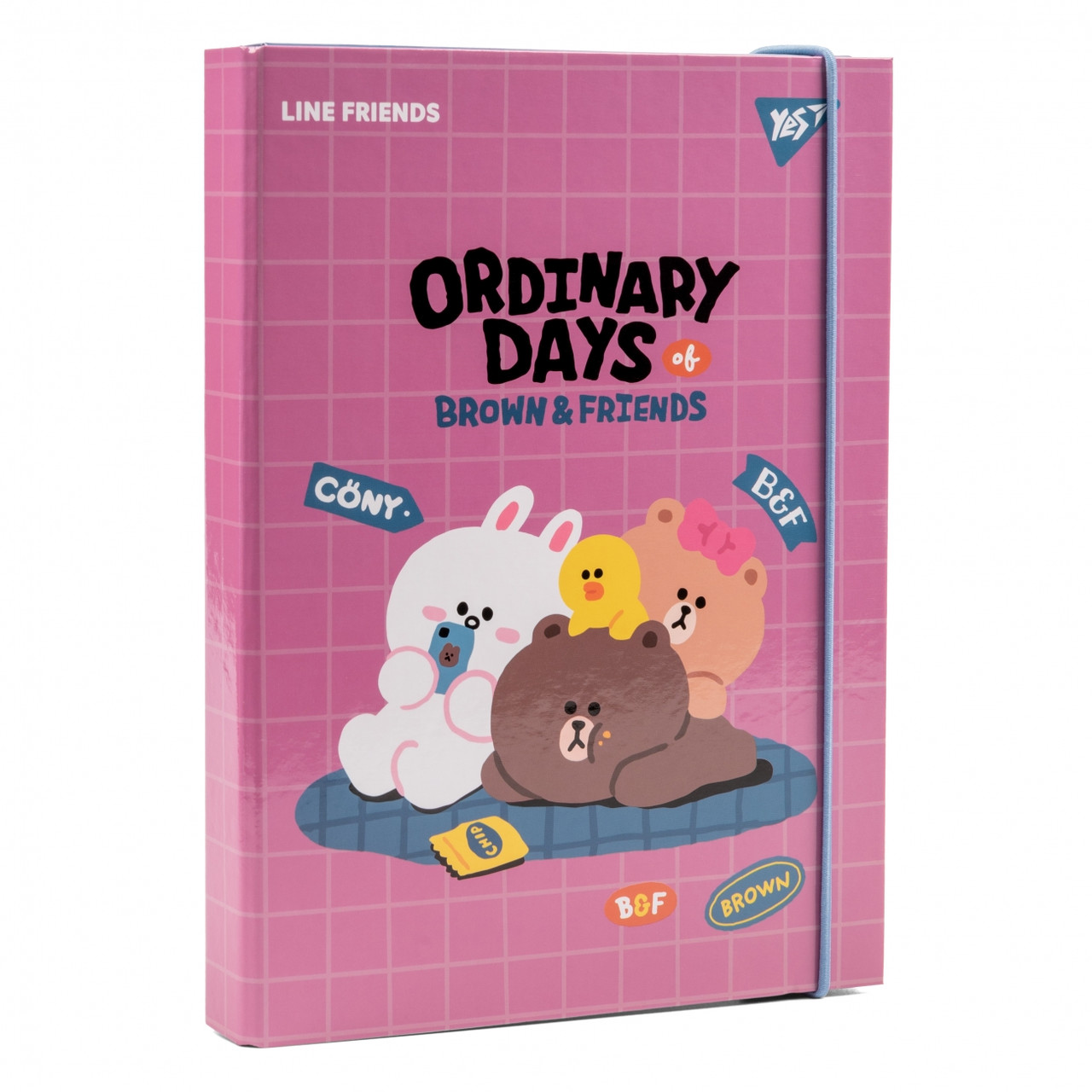Папка для зошитів YES картонна В5 Line Friends (500229)