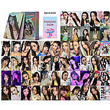 Голографічні Картки  newjeans к-поп  K-POP lomo card картки нью джінс - Bunny land - 55 шт, фото 6