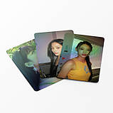 Голографічні Картки  newjeans к-поп  K-POP lomo card картки нью джінс - Bunny land - 55 шт, фото 4