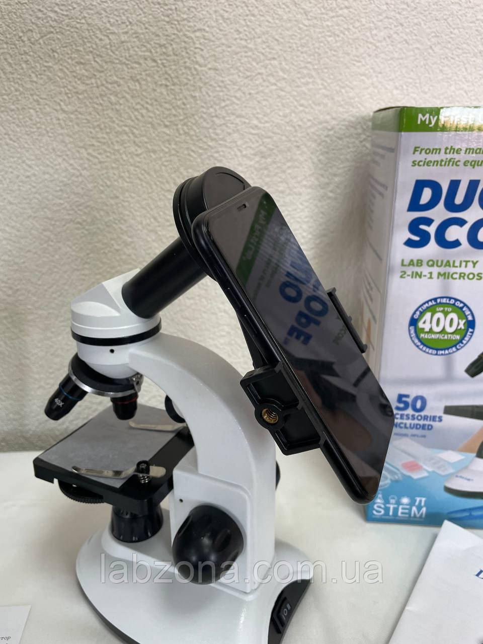 Адаптер (тримач) для смартфона до мікроскопа, фото 1