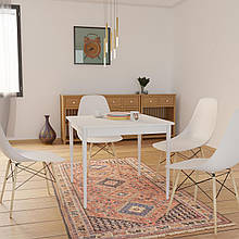 Стіл обідній квадратний (880х880мм) у кухню, вітальню з ЛДСП Моно Неман