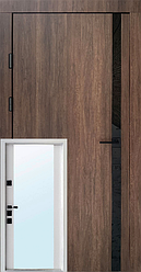 Вхідні двері в квартиру Qdoors Галант-Ак Авангард з дзеркалом