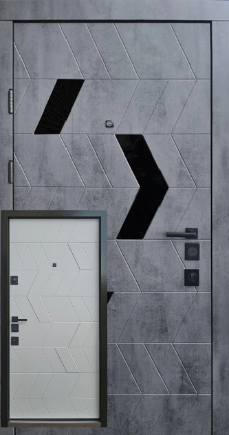 Вхідні двері в квартиру Qdoors Конверс-М Авангард