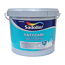 Акрилова фарба Sadolin EasyCare Kitchen&Bathroom для стін та стелі, вологостійка, біла, BW, 1 л