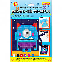 Набір для творчості аплікація стікерами з фоамірану ЕВА Піксельний Монстрик 1Вересня, 954582
