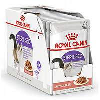 Royal Canin Sterilised 12x 85г в соусі