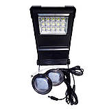 Портативна станція для зарядки 3в1 GDTimes GD 07A з потужними освітлювальними елементами та сонячною панеллю, фото 4