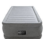 Надувне ліжко Intex 64412 (односпальне, 46*99*191 см., вбудований електронасос 220V, навантаження до 136 кг.) [Склад зберігання:, фото 2