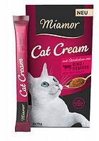 Miamor Cat Cream з яловичиною та овочами 75г (5х15г) для побалування