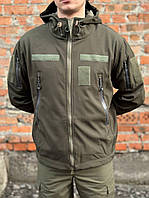 Тактическая куртка олива хаки,тактическая куртка зсу,куртка софтшел олива демисезонная,куртка зсу хаки
