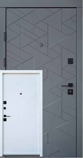 Вхідні двері в квартиру Qdoors Фрост Ультра