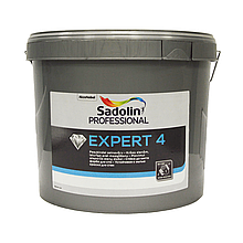 Акрилова фарба Sadolin Expert 4 для стін та стелі, біла, BW, 10 л