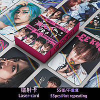 Голографічні картки stray kids K-POP  кейпоп карти к поп стрей кідс стрэйкідс СК -  Star #2 - 55 шт