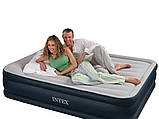 Надувне ліжко Intex 64136 (двоспальне, 42*152*203 см., вбудований електронасос 220V, навантаження до 300 кг.) [Склад зберігання:, фото 3