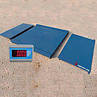 Платформні ваги 1000 кг (1250х1500 мм) від Горизонт, наїзні низькопрофільні, з розбірними пандусами, фото 6