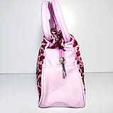 Сумка дитяча рожева коротка ручка, фото 2