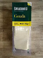 Сир нарізка слайсами гауда Swiatowid Gouda 1кг (Польща)