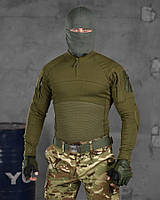 Тактическая мужская рубашка ubacs олива Износостойкая военная боевая рубашка убакс