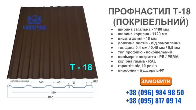 т-18 профнастил Будсервис иф т-18 профнастил Будсервис иф
