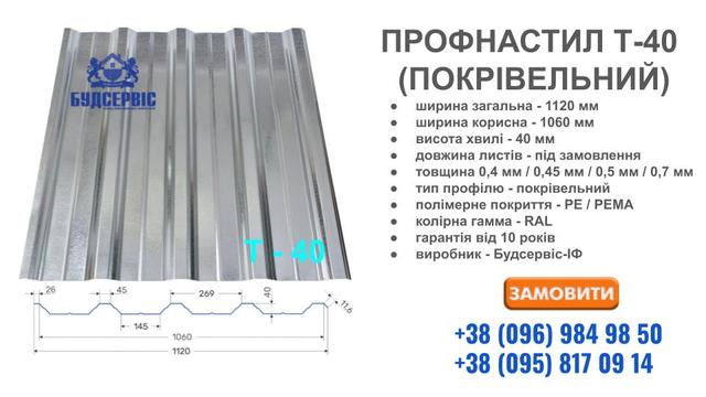 т-40 профнастил Будсервис иф