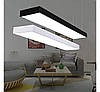 Підвісний офісний LED світильник 72W Brille прямокутний з металу білого кольору 5900-6500К IP20 FLF-100, фото 6