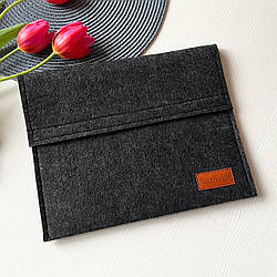 Універсальний чохол з фетру для планшета Kozhukh 7" - 11" Little Black (300*245 mm) на липучці