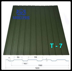 Профнастил Т-7 0,5 мм THYSSEN KRUPP RAL