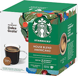 УЦІНКА! УЦІНКА! ДЕФОРМАЦІЯ УПАКОВКИ! Dolce Gusto Starbucks Americano House Blend - Дольче густо Старбакс Хаус Бленд  (GRANDE)