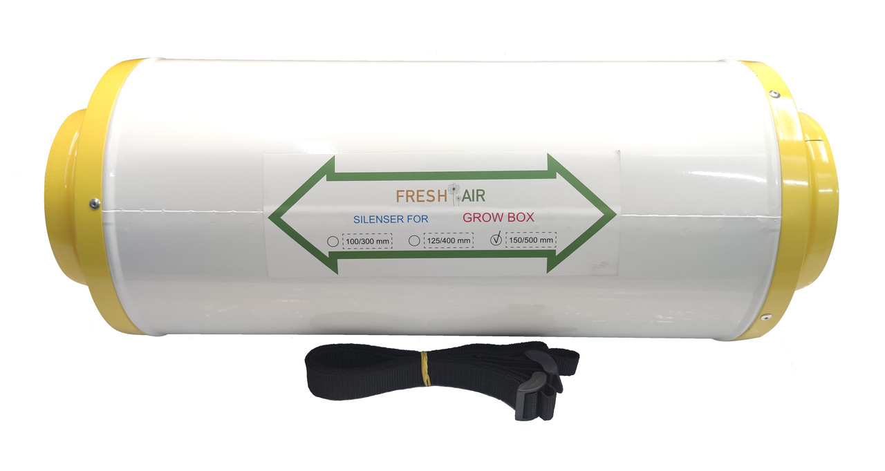 Шумоглушитель для гроубокса, вентиляции SilenserGB 150\500, фото 1