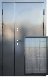 Вхідні двері вуличні Форт-М Горизонталь 1200 Метал/МДФ