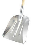 Лопата совкова MASTERTOOL (сніг/зерно) з алюмінію з держаком і ручкою 280х380х500 мм 1100 мм, фото 3