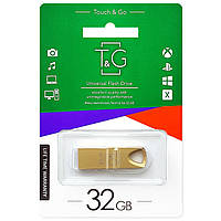 Флеш-накопичувач 32GB T&G 117 Metal series Gold