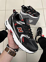 Кросівки New Balance 530 (Чорні з білою підошвою)