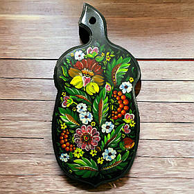 Дошка для нарізки подарункова "Жолудь", ручний розпис, 38х18х1,5см