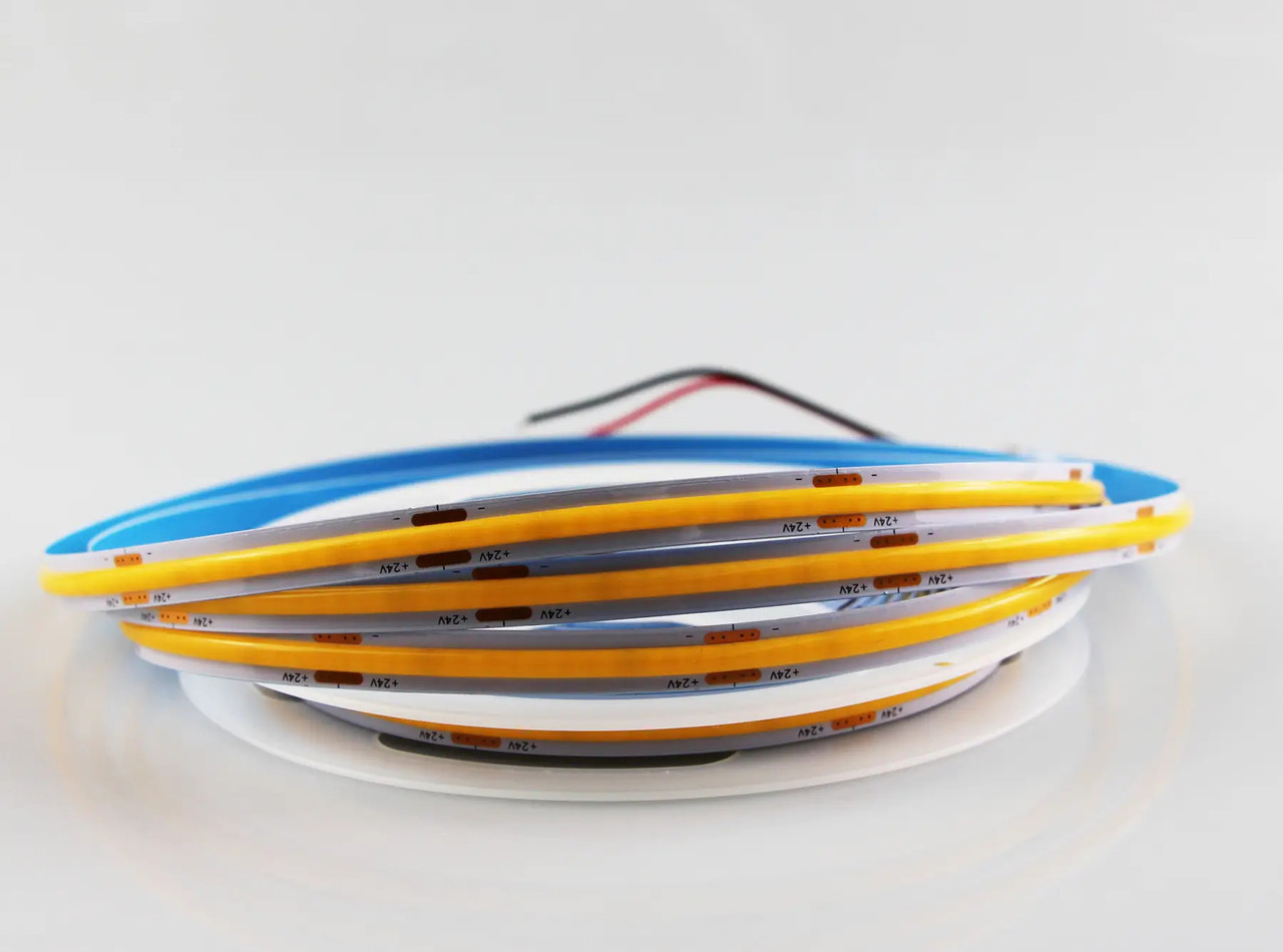 Світлодіодна стрічка 24вольт 12Вт СОВ 24V 320 LED IP20 Series "PRO" 3000К тепло білий PROLUM 350013о