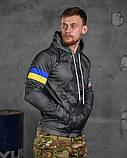 Кофта Худі Патріотична Ukrainian soldier ВТ6627 ТМ, фото 6