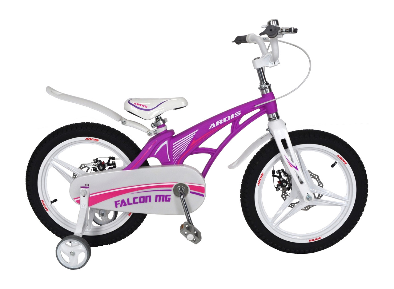 Велосипед дитячий Ardis FALCON 16" колеса на литих дисках і магнієвої рамі Фіолетовий Velo