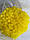 Бусини матові " Лід " 8 мм, жовті   500 грам, фото 3