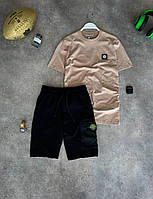 Комплект футболки и шорты Stone Island мужской